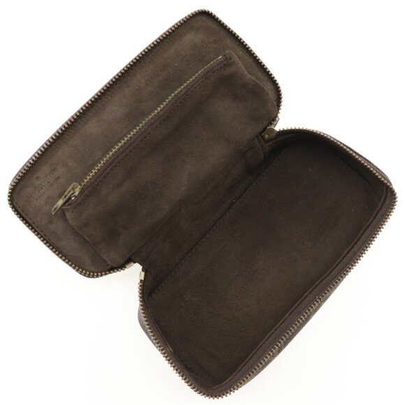 LOUIS VUITTON Brown Monogram Canvas Pouch - Picture 4 of 9